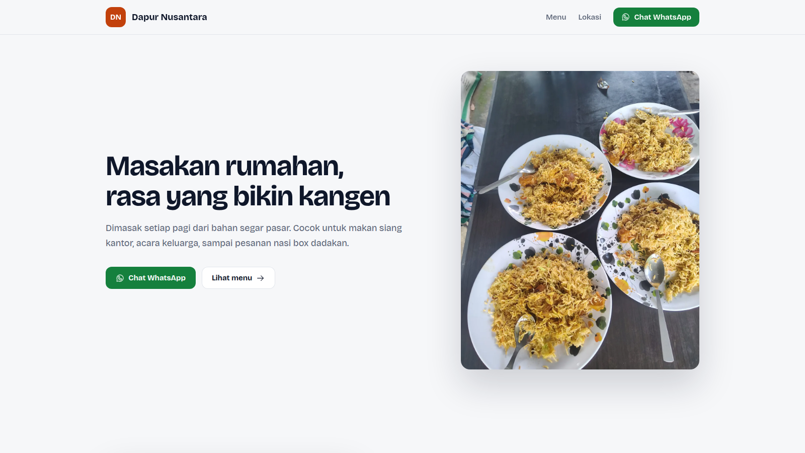 Gambar 2 KreaKit CMS - Website Katalog UMKM Siap Pakai
