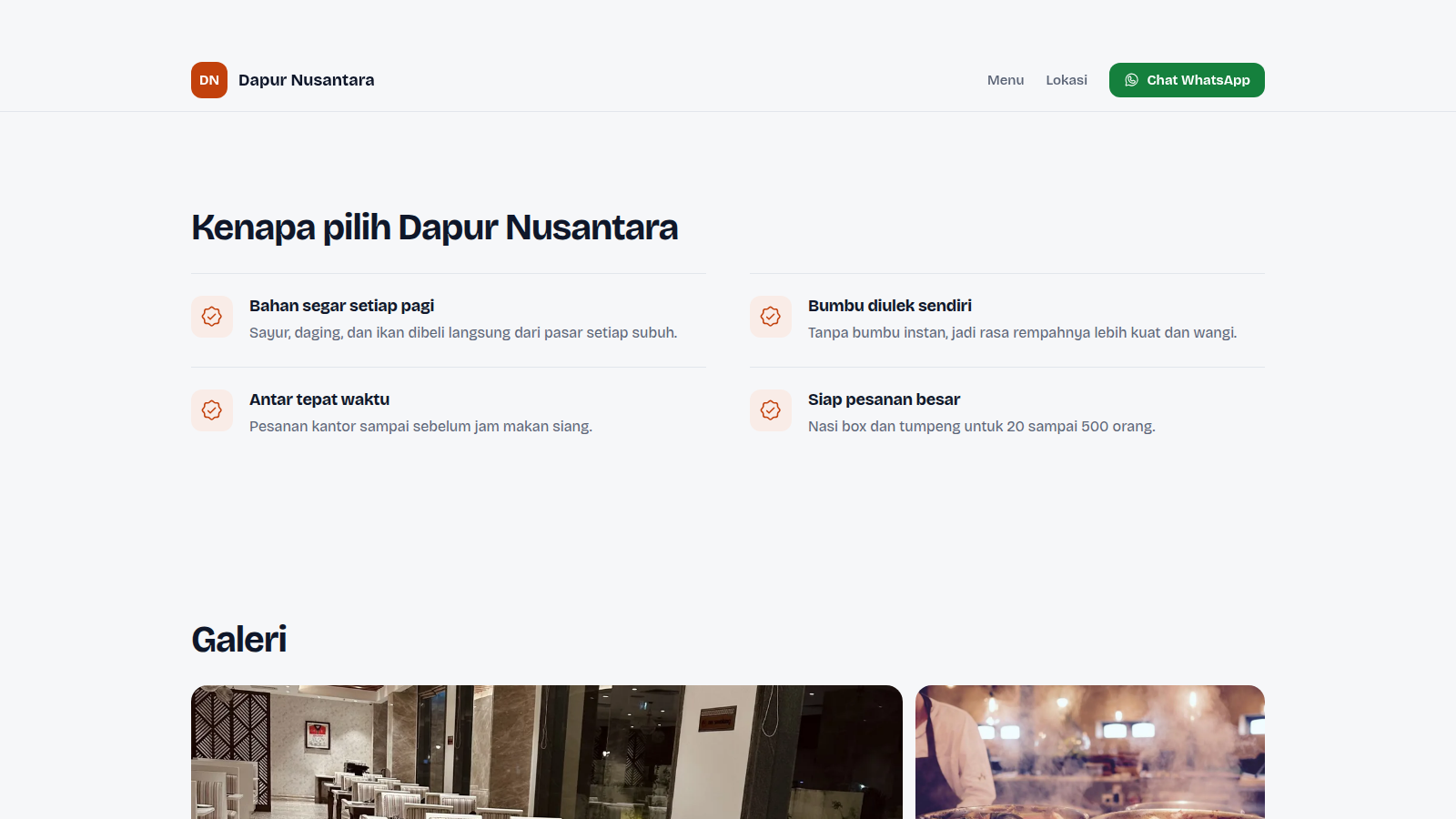 Gambar 4 KreaKit CMS - Website Katalog UMKM Siap Pakai