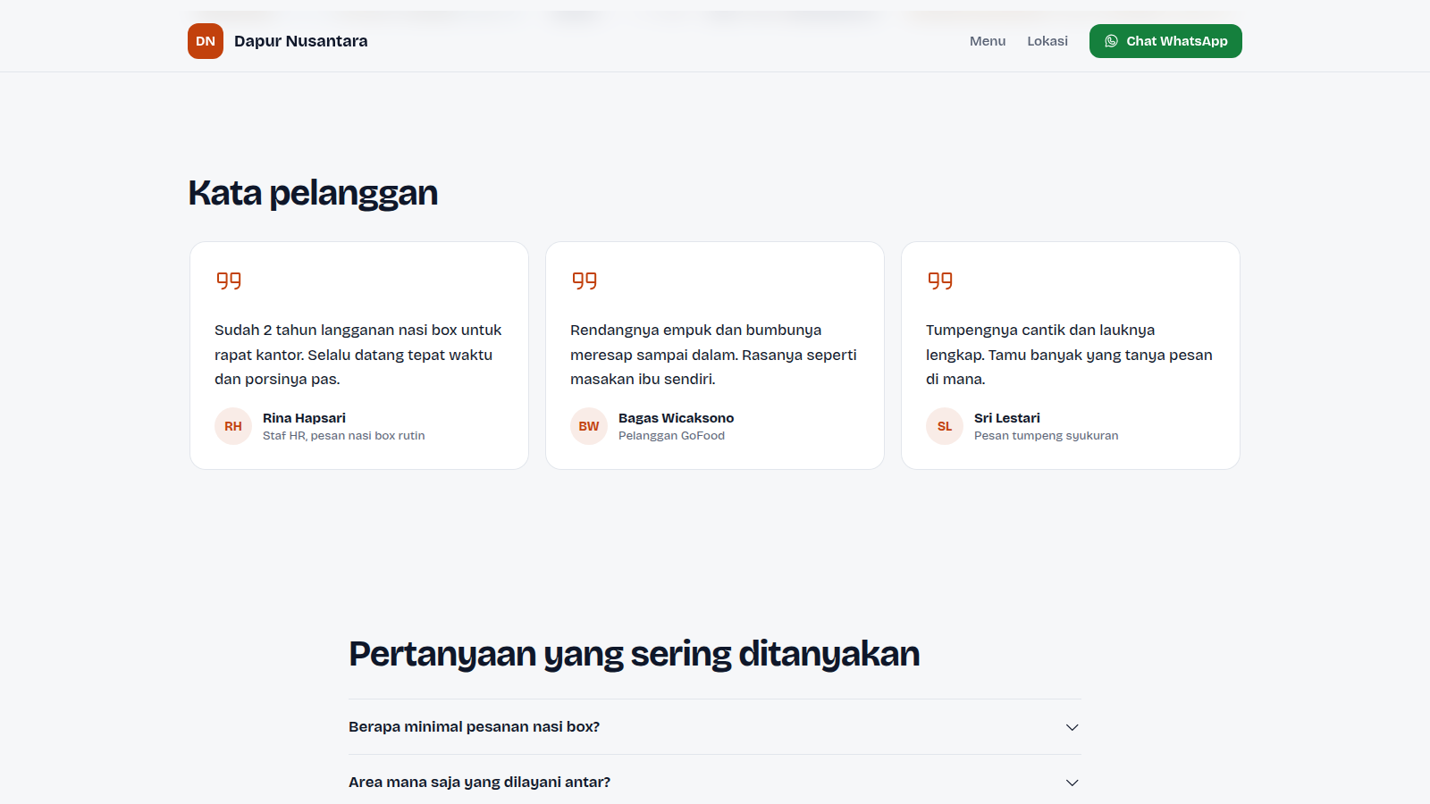 Gambar 5 KreaKit CMS - Website Katalog UMKM Siap Pakai