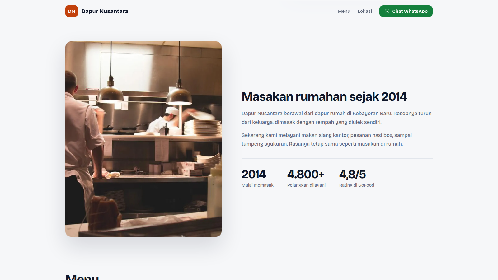 Gambar 3 KreaKit CMS - Website Katalog UMKM Siap Pakai